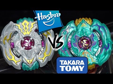 HASBRO VS TAKARA TOMY: Boom Khalzar K3 VS Beat Kukulcan .7U.Hn - Beyblade Burst Evolution/God