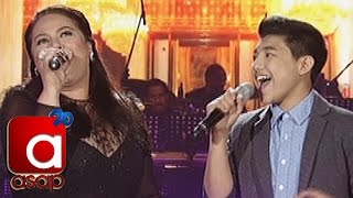 ASAP: Karla Estrada sings "Through The Fire" with Darren Espanto