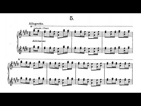 Franz Liszt - S.140 No.5, Étude d'exécution transcendante d'après Paganini (Filipec)