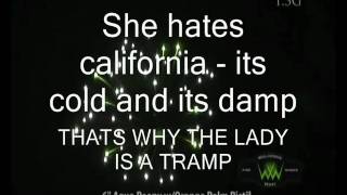lady is a tramp lyrics glee