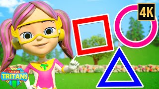 Shapes Game Song, Educational Nursery Rhymes for Kids by Little Tritans