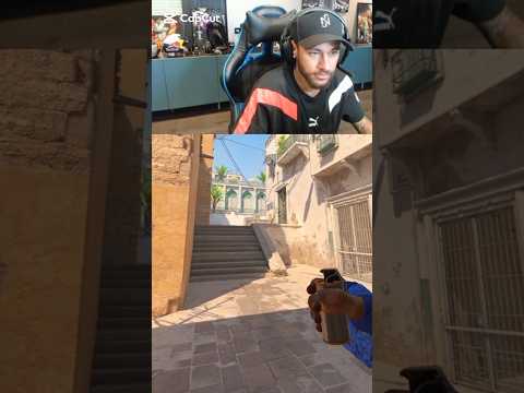 "NEYMAR TEACHES THE PERFECT SHORT SMOKES ON DUST2! 🔥🎯" #counterstrike #cs2 #csgo #gaming #neymar
