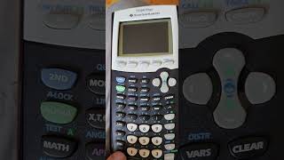 Quickly testing a TI-84 PLUS for my ebay listing