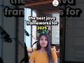 Top Java Frameworks to Master in 2025! 🚀 Stay Ahead in Java Development!