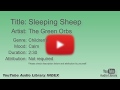 Sleeping Sheep The Green Orbs Children S Calm YouTube Audio Library BGM
