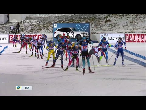 Biathlon WC Östersund 07.12.2019 - Men's 4 x 7.5 km Relay (German)