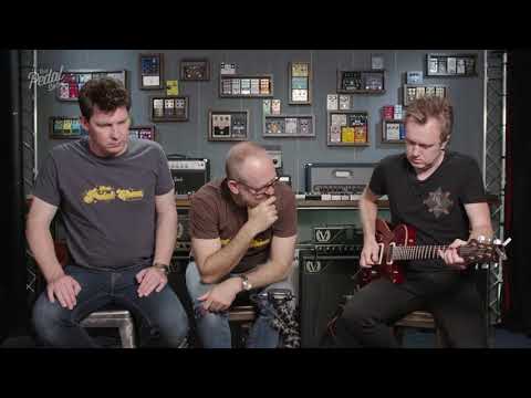 Simon McBride with his RealtoneFx Solo Booster pedal on the That Pedal Show