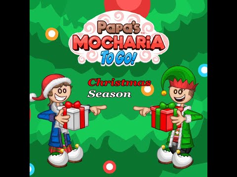 Papa's Mocharia To Go! - Christmas Season + Perfect Day - YouTube