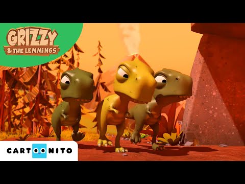 Grizzy en de Lemmings | Tijdreis | Cartoonito