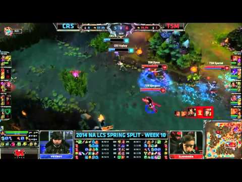 Nidalee Bjergsen Triplekill CRS vs TSM 2014