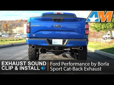 2015-2016 F-150 Ford Performance Sport Cat-Back Exhaust (3.5L EcoBoost) Sound Clip & Install