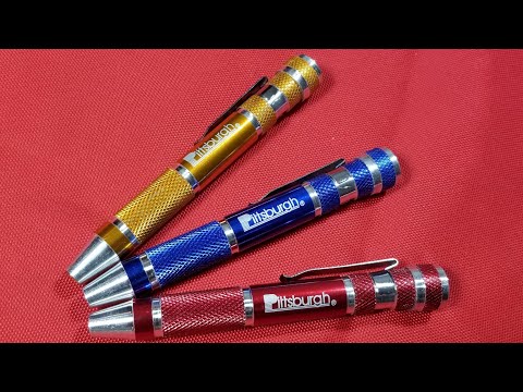 Harbor Freight Pittsburgh Aluminum Precision Screwdriver Set Review