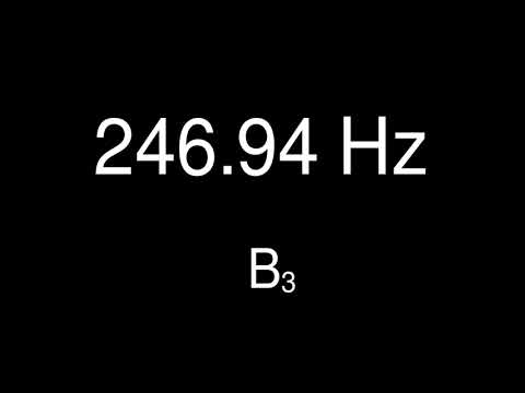 Sine Wave B 3 - 246.94 Hz for 1 minute - Test Tone