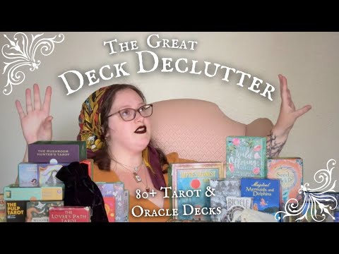 Decluttering my Deck Collection (Tarot & Oracle)