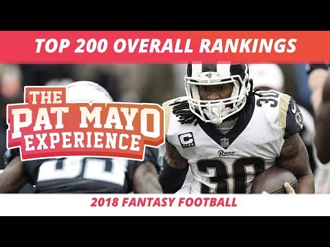 2018 Fantasy Football Rankings: Top 200 Overall Players, Sleepers and Draft Strategy