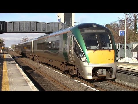 Irish Rail 22000 Class Intercity Train 22313 - Clonsilla Station, Dublin