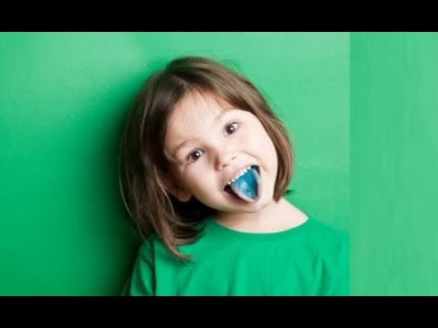 Kids videos with colored food