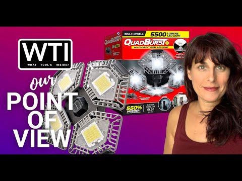 Bell + Howell Quadburst LED Lighting - WTI product video review