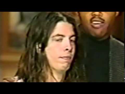 Wierd SNL Moment with Charles Barkley and Dave Grohl of Nirvana   Funny LOL