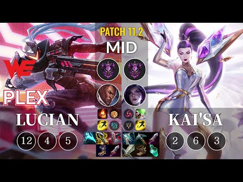 WE Plex Lucian vs Kai'Sa Mid - KR Patch 11.2