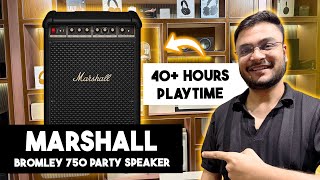 Video thumbnail for Marshall Bromley 750 Review | Best 360° Party Speaker in India | Deep Bass & Sound Test by 8mm in