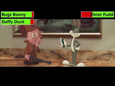 Looney Tunes: Back in Action (2003) Museum Chase with healthbars