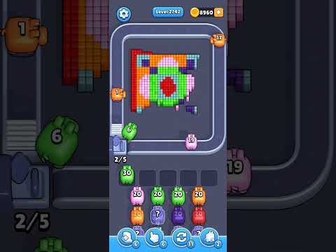 Pixel Flow Level 2742 Walkthrough