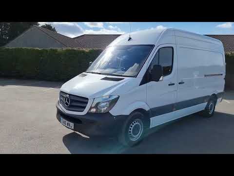 2016 Mercedes-Benz SPRINTER 313 CDI MWB Panel Van 6 Speed Manual 2.1 Diesel for SALE (PBT00-256V)