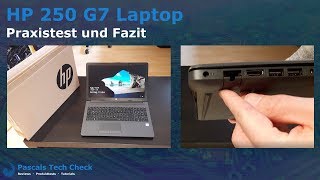 HP 250 G7 Laptop - Notebook | Praxistest und Fazit