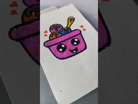 # simple icecream 🍦# Drawing # Please subscribe 🙏# Art with sohani #