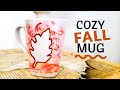 The Perfect Fall Craft — Leaf Alcohol Ink Mug