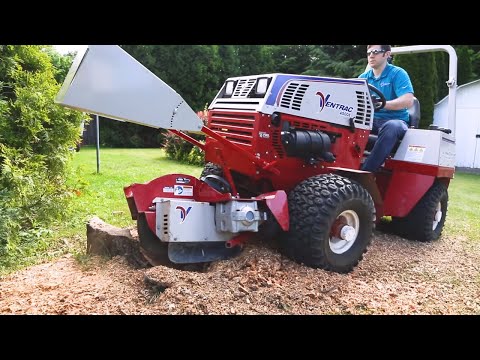 Grind Any Stump Anywhere – Ventrac KC180 Stump Grinder – Simple Start