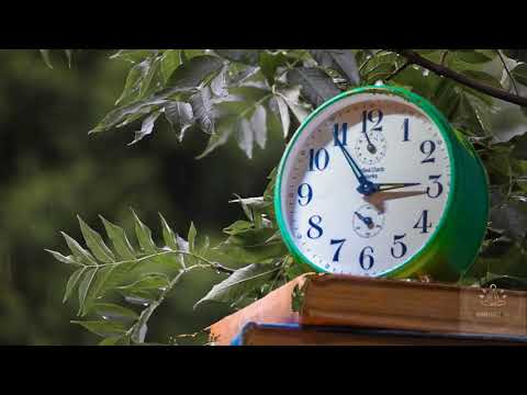 SOM DE CHUVA E TIC TAC DO RELÓGIO - Para Relaxar e Dormir (3 horas)
