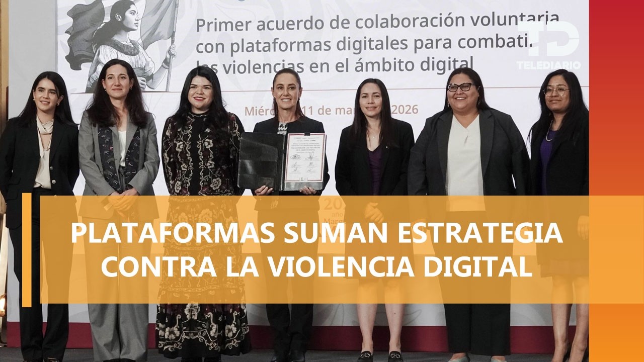 Google, Meta y Tiktok firman acuerdo con Sheinbaum para combatir violencia digital; X declinó