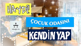 ODA YENİLEME Amerika’dan Harika Çocuk Odası Dekorasyon Fikirleri | Oda Turu | Kendin Yap