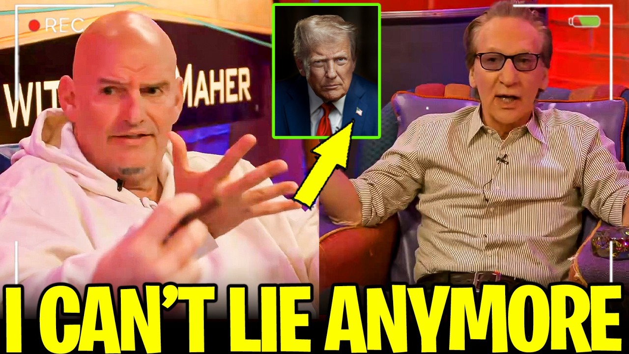 Bill Maher Gets EMOTIONAL With John Fetterman while Talking About Trump Live On Air