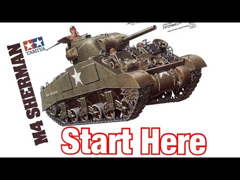 Building Model Tanks | Tamiya M4 Sherman | Full Build Beginners Guide To Tank Modelling | Part 1