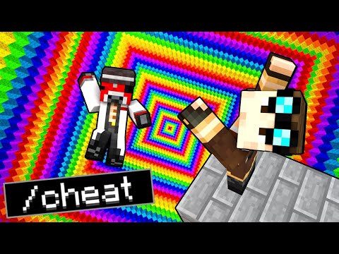 USO I CHEAT CONTRO I MIEI AMICI NEL DROPPER DI MINECRAFT!!