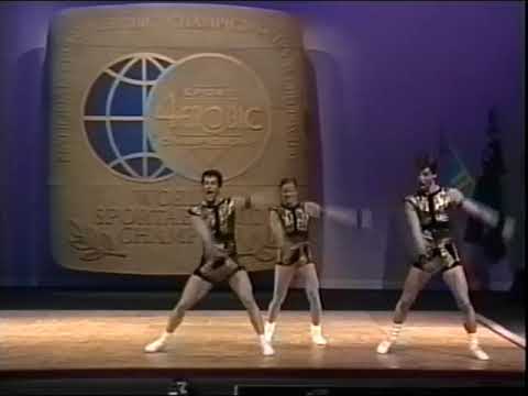 Olga Cardoso, Roberson Magalhaes, Claudio Franzen (Brazil) | 2004 World Aerobic Championship