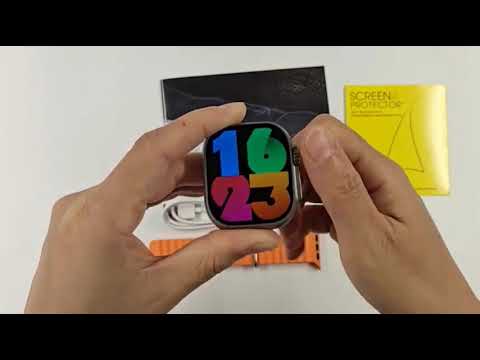 Relógio Smartwatch W69 Ultra Series 9 Android Ios Amoled Nfc