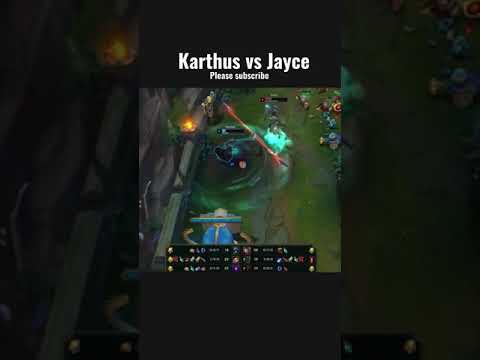 Top lane 1v1 early game karthus Jayce #leagueoflegends #shorts