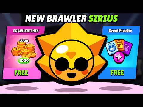 NEW 100th Brawler: SIRIUS! He Clones Brawlers?! FREE Rewards & More!