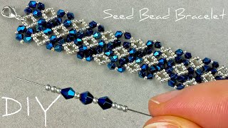 EASY Beaded Bracelet Tutorial: How to Make a Crystal Bracelet | Bracelet Making with Beads