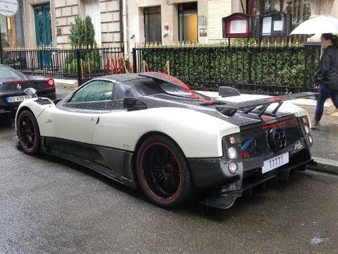 Thumbnail for Pagani Zonda Cinque START-UP + ENGINE SOUND by Pagani Zonda Cinque Roadster