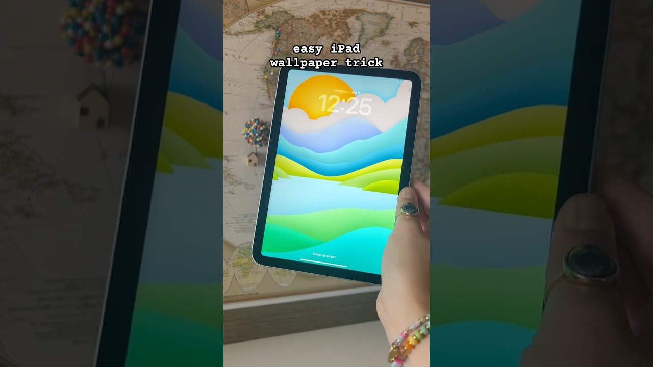 omg this is so cool #ipad #wallpaper #apple #cute #aesthetic #fun #easy #tutorial #landscape #shorts