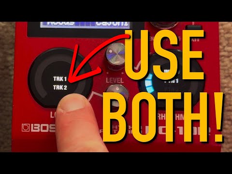 Boss RC-10R - How to use BOTH tracks at the SAME TIME