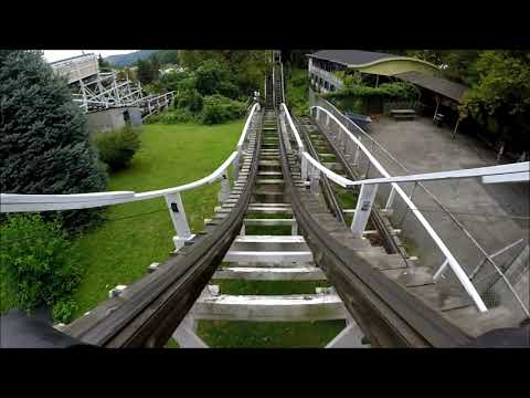 Kennywood Jack Rabbit Roller Coaster NEW Centennial POV