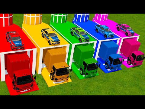 LOAD AND TRANSPORT STONES WITH URSUS TRACTORS - Farming Simulator 22