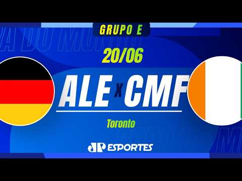 Alemanha x Costa do Marfim – AO VIVO – 20/06/2026 – Copa do Mundo