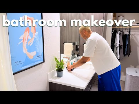 Bathroom Makeover with Renter Friendly DIY | Bathroom Design